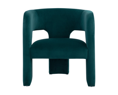 Isidore Meg Teal Lounge Chair