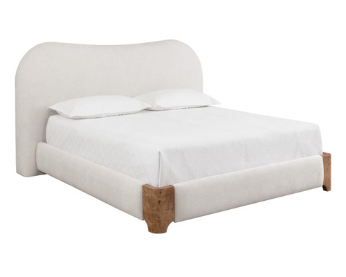 Knowles King - Eclipse White Bed