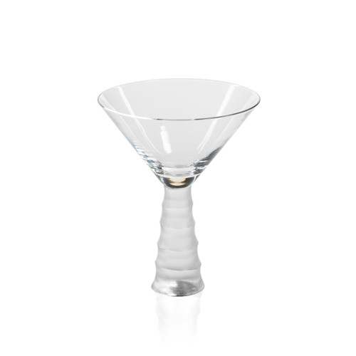 Torrance Bamboo Stem Martini Glasses, Set 4 | Bone & Brass