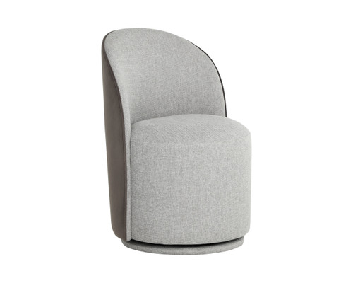 Cavoli Swivel Belfast Heather Grey / Meg Ash Dining Chair