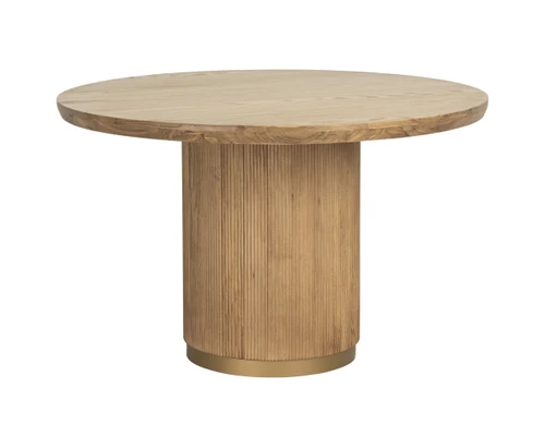 Kalla Round - Rustic Oak - 48" Dining Table