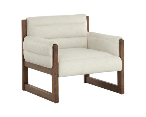 Ferguson Geralt Linen Lounge Chair