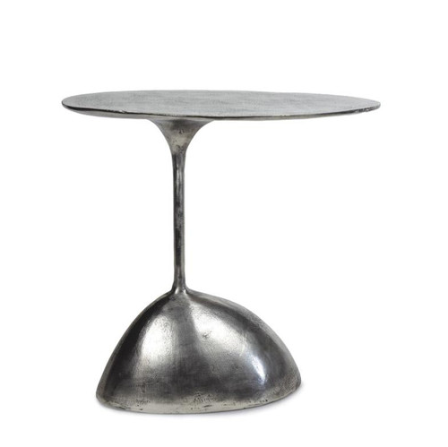 Rizzo Accent Table - Antique Silver | Bone & Brass