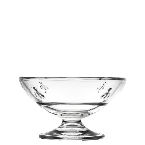 Clear Glass Bee Ice Cream Cups — Set of 6