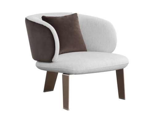 Garry San Remo Winter Cloud / Meg Ash Lounge Chair