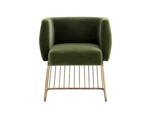 Gala Dining Forest Green Armchair