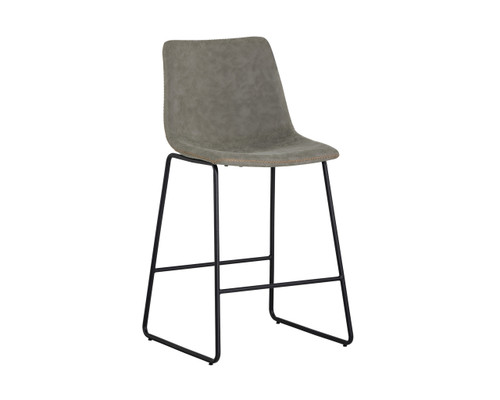 Cal Antique Grey Counter Stool