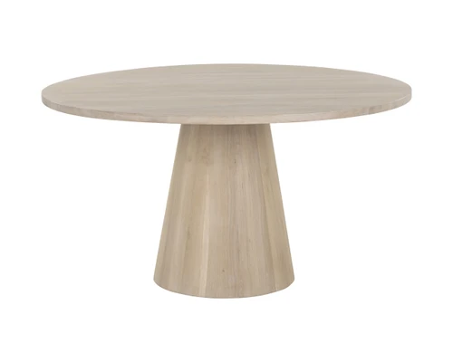 Elina Round - Light Oak - 54" Dining Table