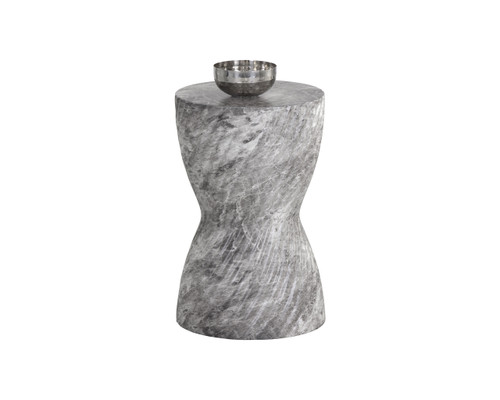 Cara End Marble Look - Grey Table