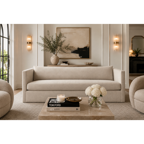 Leander Danny Cream Sofa, view 2