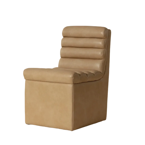 Norm Copley Latte Dining Chair with Casters
