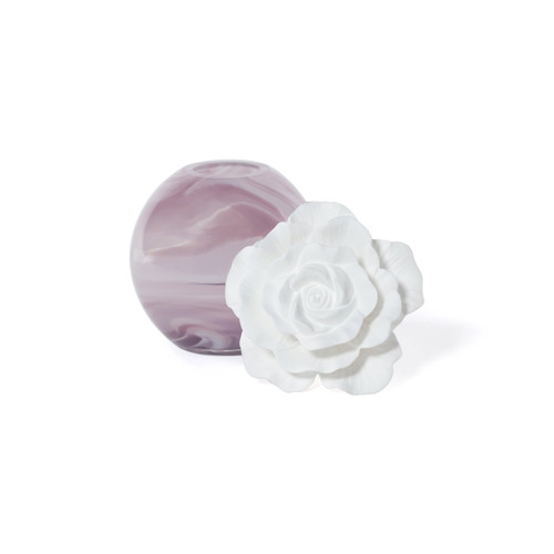Petals Porcelain Scented Oil Diffuser | Bone & Brass