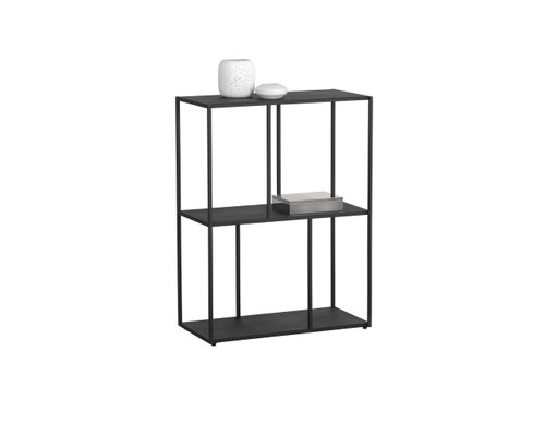 Eiffel Low Small - Black Bookcase