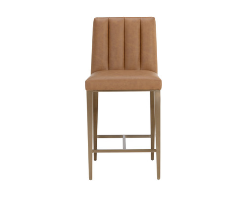 Wilbur Milliken Cognac Counter Stool