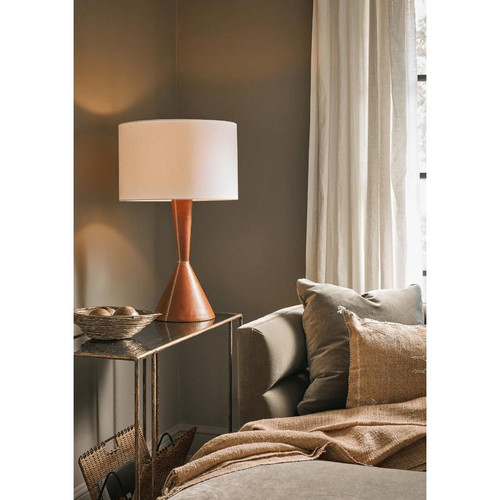 Denver Leather Table Lamp, view 2
