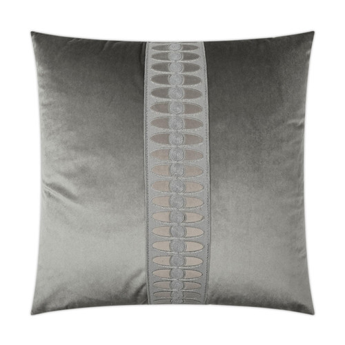 Mati Velvet Smoke Throw Pillow | Bone & Brass