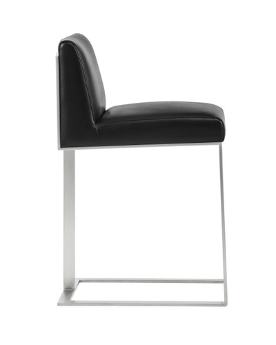 Dean Stainless Steel - Cantina Black Counter Stool