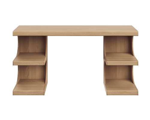 Catrine Rustic Oak Desk