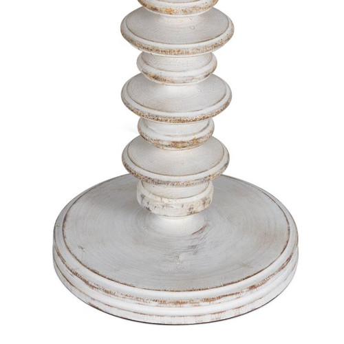 Fishbone Buffet Lamp - White Wash - Lamp Detail | Bone & Brass
