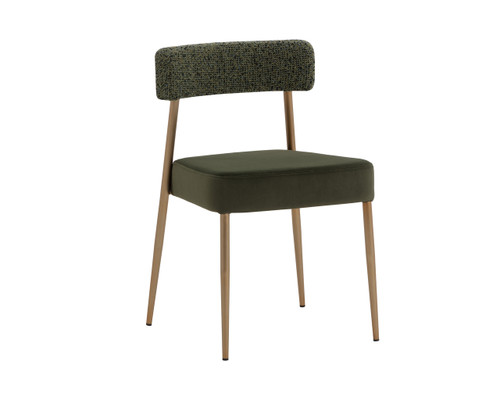 Ashwin Stackable Kona Backwoods / Noah Meadow Dining Chair