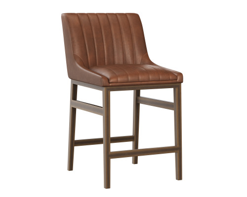 Halden Bravo Cognac Counter Stool