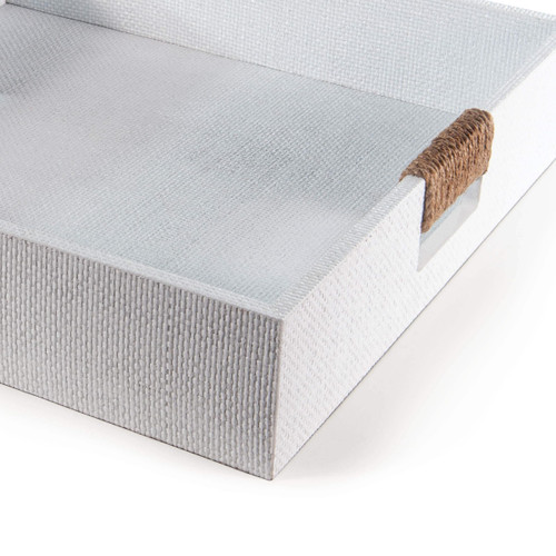 Logia Square Tray Large White, view 2