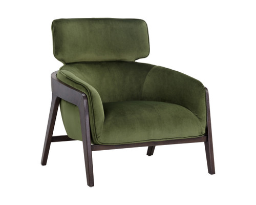Maximus Moss Green Lounge Chair
