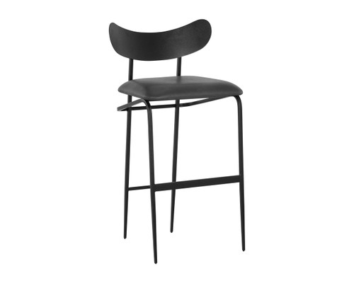 Gibbons Barstool Black - Bravo Portabella
