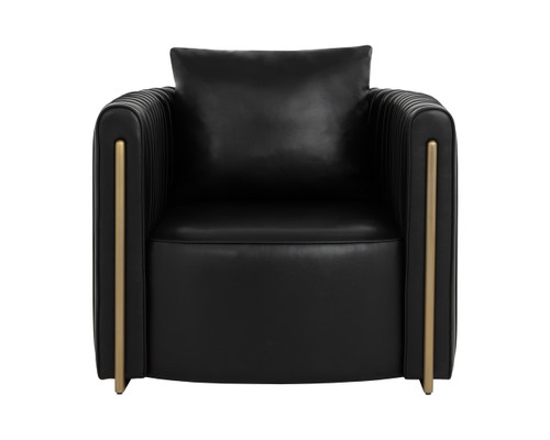 Alix Cantina Black Lounge Chair