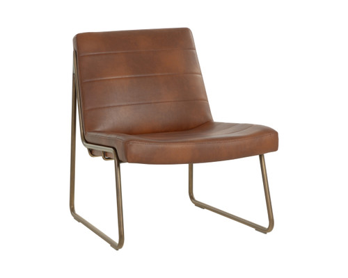 Anton Bravo Cognac Lounge Chair