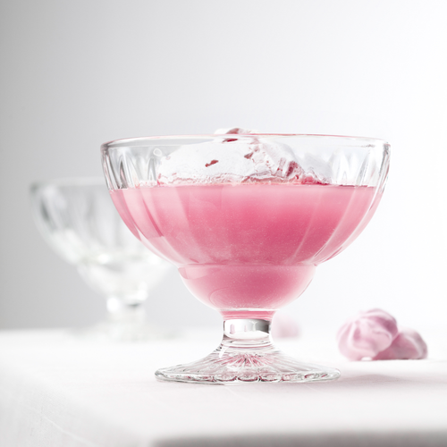 Clear Glass Elise Ice Cream Cups – Set of 6, view 2
