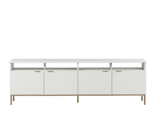 Ambrose Modular Storage Champagne Gold - Cream Cabinet