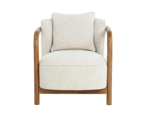 Beatrice Dove Cream Lounge Chair