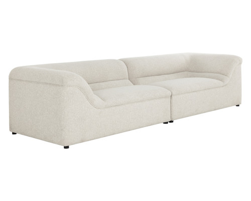Gladys Dove Cream Sofa