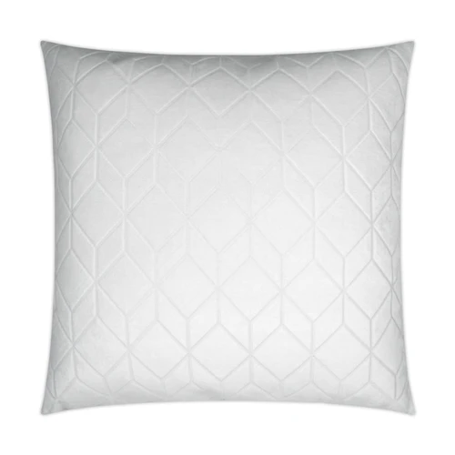 Cologne White Throw Pillow | Bone & Brass