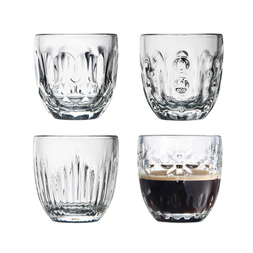 Troquet Assorted Espresso Cup Set of 4
