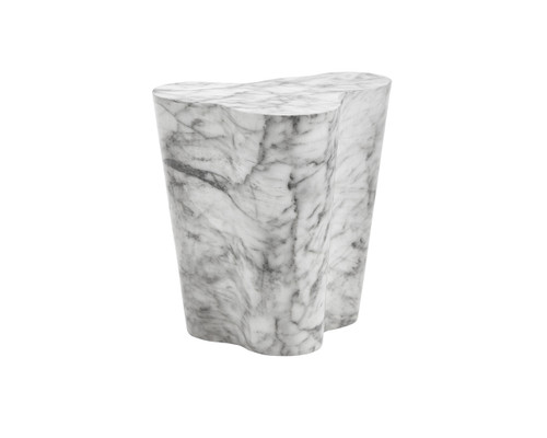 Ava End Small - Marble Look Table