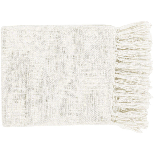 Tilda White Acrylic Throw | Bone & Brass