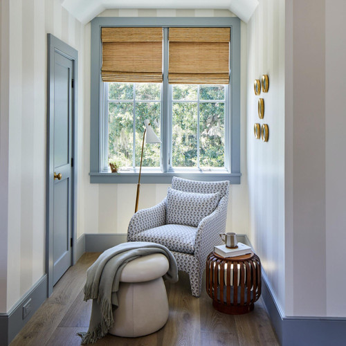 Spyder White & Brass Floor Lamp - Floor Lamp Detail | Bone & Brass