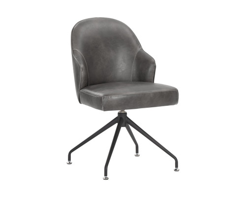 Bretta Swivel Overcast Grey Dining Chair