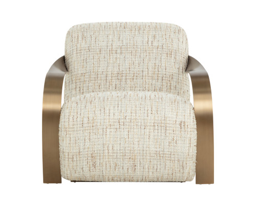 Sonesta Antique Brass - Haute Cobblestone Lounge Chair