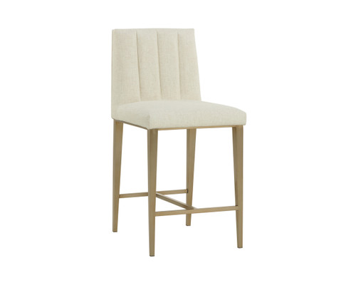 Wilbur Geralt Linen Counter Stool