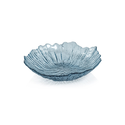 Icy Sapphire Blue Glass Bowls, Set 6 | Bone & Brass