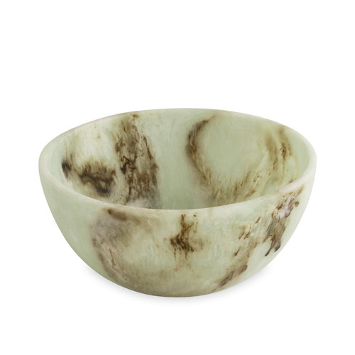 Resin Jade Swirl Giada Large Serving Bowl | Bone & Brass