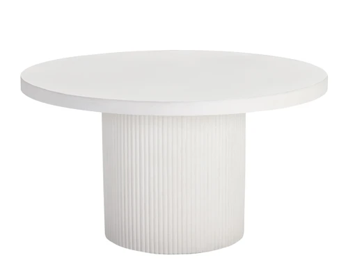 Nicolette White - 55" Dining Table