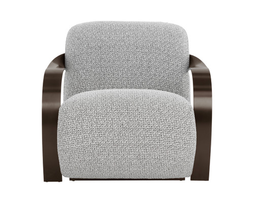 Sonesta Dark Bronze - Helios Check Black Lounge Chair