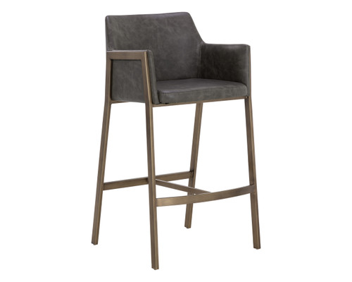 Bernadette Kendall Grey Counter Stool