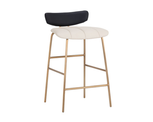 Lorelei Dillon Cream / Dillon Black Counter Stool