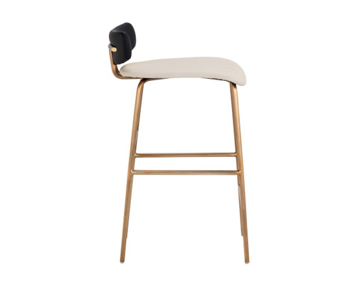 Lorelei Dillon Cream / Dillon Black Counter Stool
