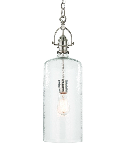 Barron Polished Nickel Pendant Light